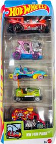 Hot Wheels HW Fun Park Подарочный набор из 5-ти машинок Хот Вилс
