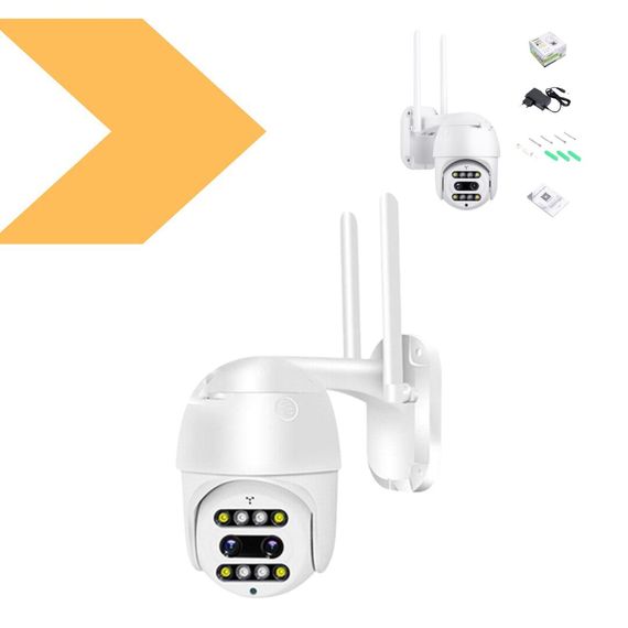 Камера відеоспостереження PTZ зовнішня WiFi Outdoor Camera CF26 4мм+12мм HD1080P 2MP Carecamp (41560-15964_1360)