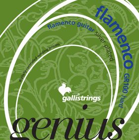 Струни для класичної гітари Gallistrings GR100 (.030-.045), ProCoated, HARD, SIlver