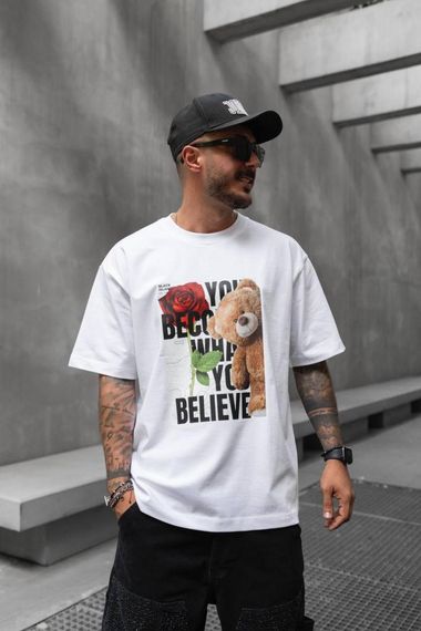 Футболка з ДТФ принтом (оверсайз) | Зображення 1