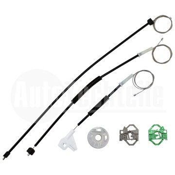 Ремкомплект стеклоподъемника переднего правого VW Caddy II 95-04/ Polo 95-01, AutoTechteile, 383 7038, 130053004