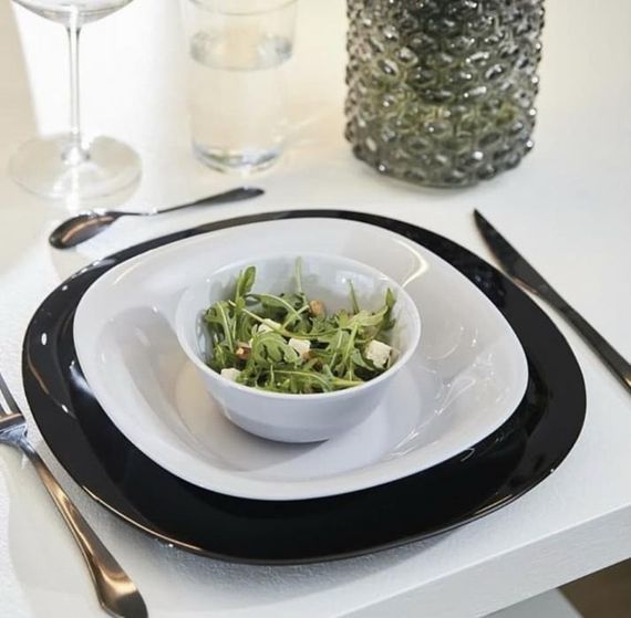 Столовий сервіз Luminarc Carine Black/White N1500, 30 предметів, на 6 персон | Зображення 7