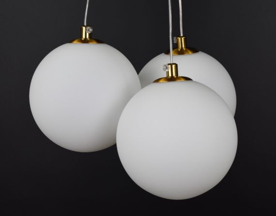 Люстра підвісна на 3 лампочки 26335 Бронза 20-100х23х23 см. | Зображення 2