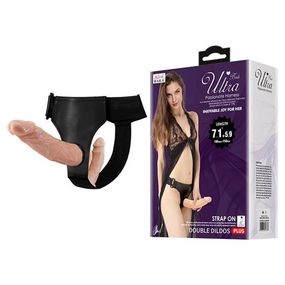 Страпон - Ultra Passionale Harness Double Dildos Plus Strap On 7.1"+5.9"