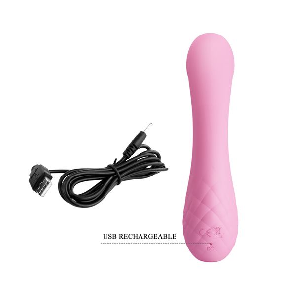 Вібратор - Pretty Love Ron Vibrator Pink | Зображення 1