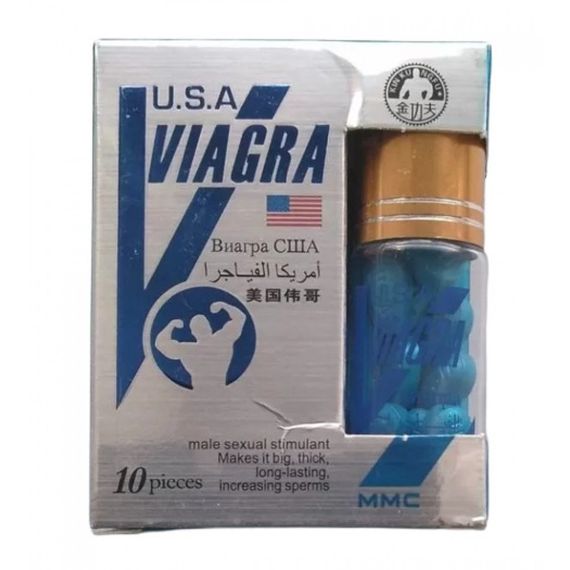 Таблетки для потенції Vaagra USA (ціна за упаковку, 10 таблеток)