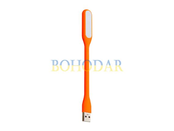 Лампа гибкая USB TRIZAND 13175 оранжевый цвет LED 5V 1.2W подсветка ночник для ноутбука повербанка и т.п. | Зображення 1
