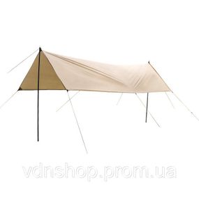 Тент навіс туристичний 3х2.95 м від сонця, дощу з люверсами Бежевий SJ-0081