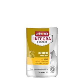 Корм влажный ветеринарный для кошек Integra Protect Urinary Struvit при мочекаменной болезни, с курицей, пауч,