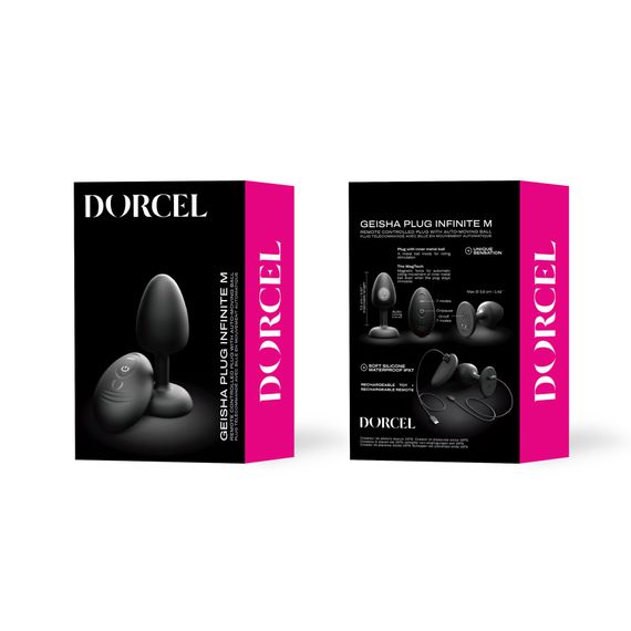 Анальная вибропробка Dorcel GEISHA PLUG INFINITE M | Зображення 5