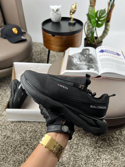 Кросівки Salomon Odyssey ELMT Advanced Black White (Gore-Tex) , В'єтнам 45 28,5-29 см | Зображення 4