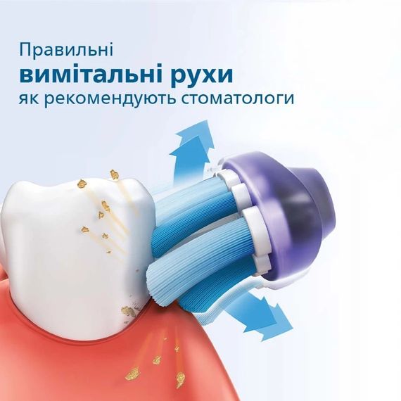 Електрична зубна щітка Philips Sonicare HX3671/13 Gemini (серія 3100) White | Зображення 6