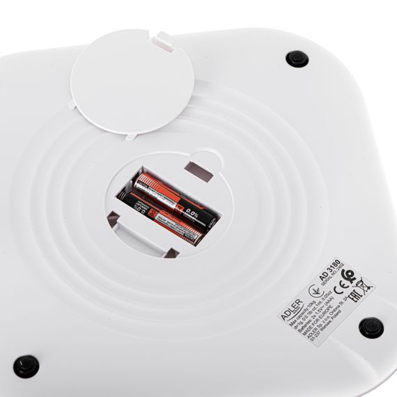 Ваги кухонні електронні Adler AD 3180 до 10 кг зі скляною платформою | Зображення 5