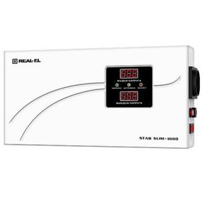 Стабілізатор REAL-EL STAB SLIM-1000, white (EL122400007) (EL122400007)