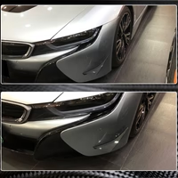 Накладки на передній бампер Flap (Карбон) для BMW I8 2014-2020 рр | Зображення 5