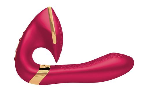 Вагінально-кліторальний вібратор Shunga Soyo Raspberry Sex Aura