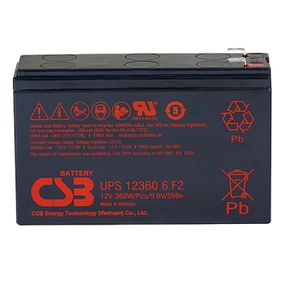 Аккумулятор CSB UPS123606F2/F1, 12V 6Ah (151х51х94мм), 2.03 kg