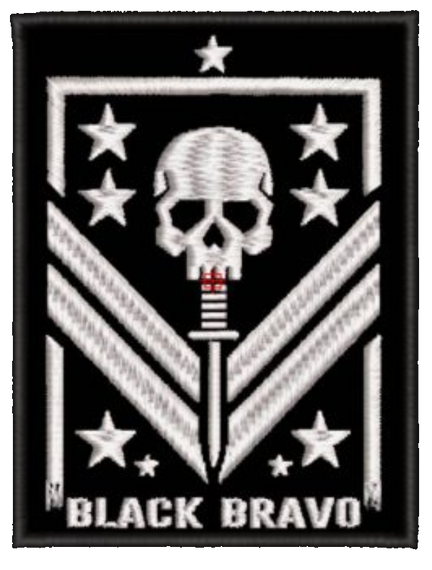 Шеврон Black Bravo