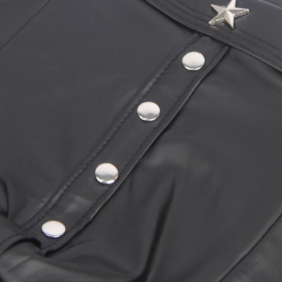 Чоловічі труси-боксери Star Night з імітацією шкіри, чорні, XL Sex Aura | Зображення 8