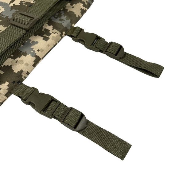 Каремат односекційний 2 см 37x30  Оксфорд 600D з кріпленням на пояс піксель мм14. | Зображення 2