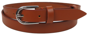Жіночий ремінь шкіряний Skipper, Україна, карамельний 2 см