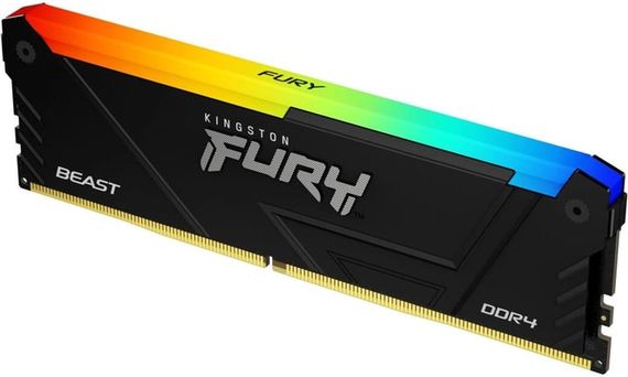 Пам&#039;ять ПК Kingston DDR4 16GB KIT (8GBx2) 3200 FURY Beast RGB KF432C16BB2AK2/16 | Зображення 2