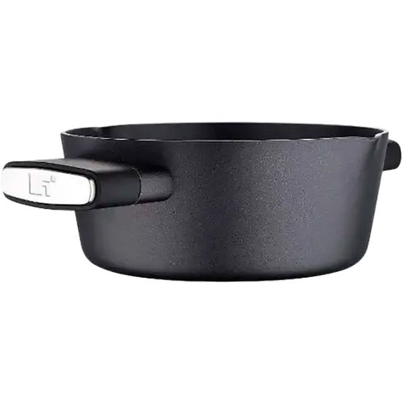 Каструля з кришкою Bergner Ion plus BG-35911-BK 24 см 3.5 л чорна | Зображення 1