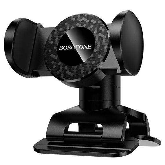 Автотримач для телефону Borofone BH142 Support pull clip Black (в консоль) | Зображення 2