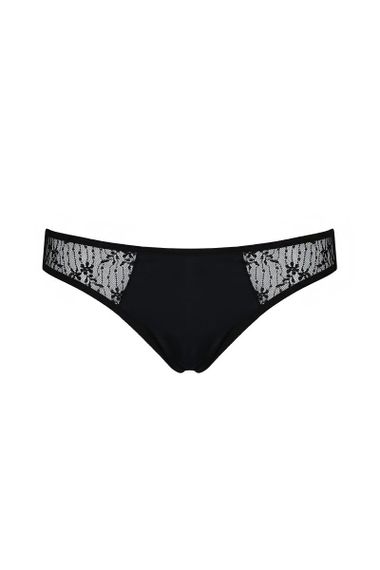 Трусики-слипы Passion Dina Thong Черный S/M | Зображення 5