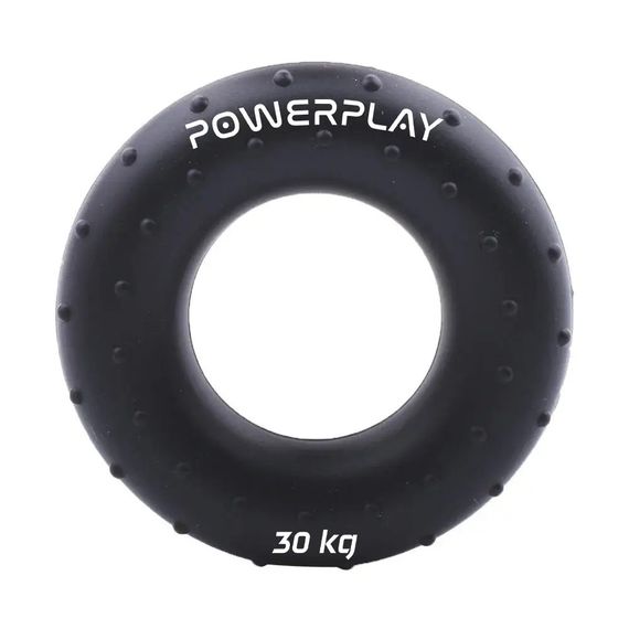 Эспандер кистевой силиконовый PowerPlay PP-4338 Hand Grip Hard 30 кг (Черный)