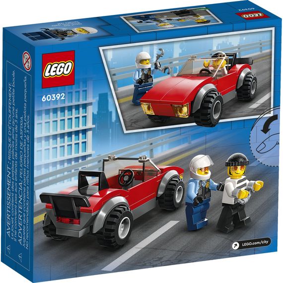 Конструктор LEGO City Переслідування автомобіля на поліцейському мотоциклі (60392) | Зображення 5