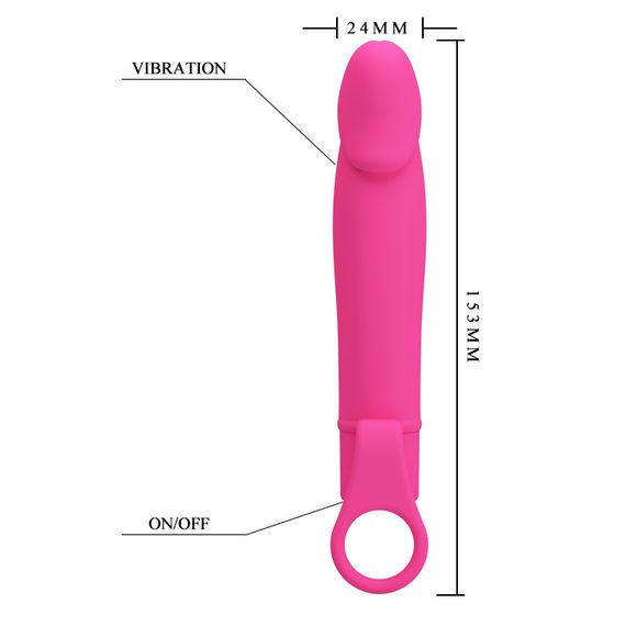 Вібратор - Pretty Love Xiuhcoathl Vibrator Pink Sex Aura | Зображення 3