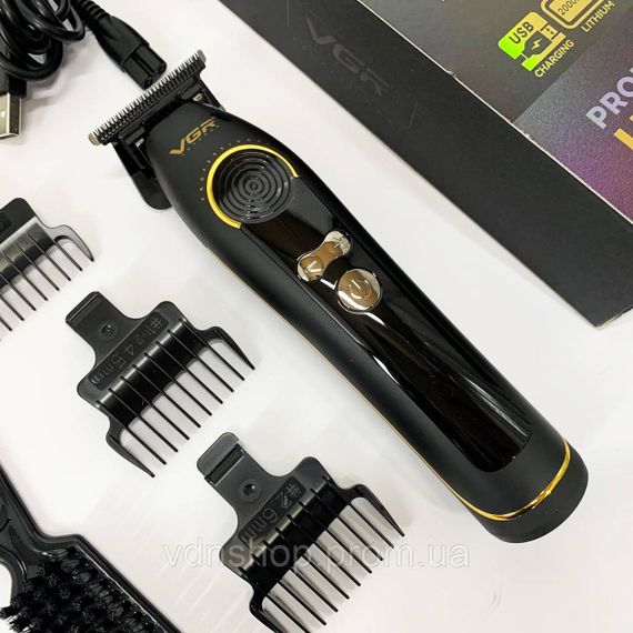 Профессиональная машинка для бритья головы, Машинка для стрижки на аккумляторная Триммер висков LC-85 | Зображення 5