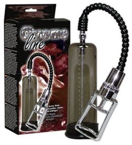 Вакуумна помпа You2Toys Chrome Line Pump, чорна