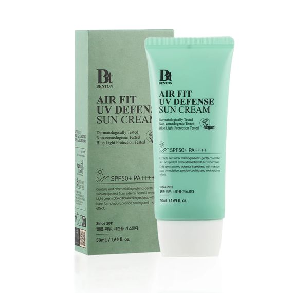 Легкий солнцезащитный крем с Центеллой Benton Air Fit UV defense Sun Cream SPF50+/PA++++ (50 ml) | Зображення 4