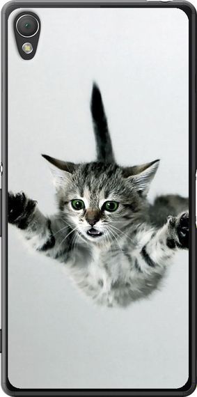 Чехол на Sony Xperia Z3 dual D6633 Летящий котёнок "2322u-59-17620"