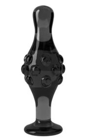 Анальна пробка - Glass Romance 4.5" Black sexstyle