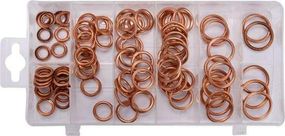 Набір кільця мідні шайби надувні 95 штук YATO YT-068713