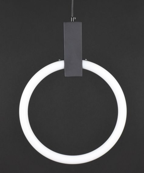 Люстра світлодіодна підвісна LED світильник для квартири на стелю лед 27588 Чорний 45-180х10х30 см. | Зображення 1