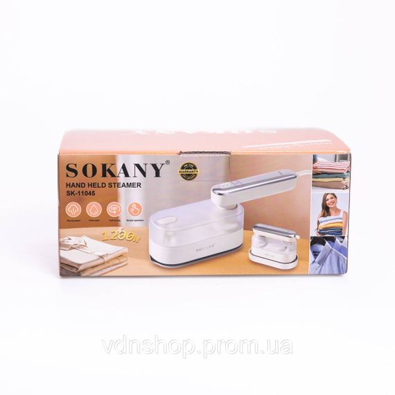 Дорожня праска з парогенератором Sokany 1200 Вт Білий SK-11045 | Зображення 6