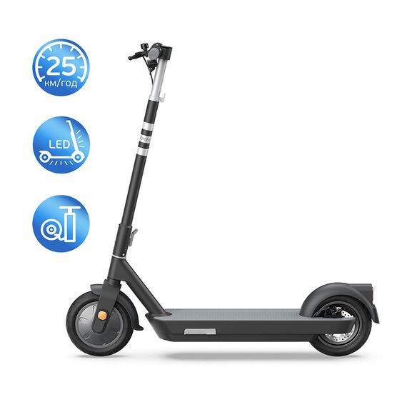 Електросамокат OKAI ES30-NEON PRO Black 10", 350(700)W, 14.7Ah, 80km, 25km\h, 25%, NFC, App, 21kg | Зображення 3