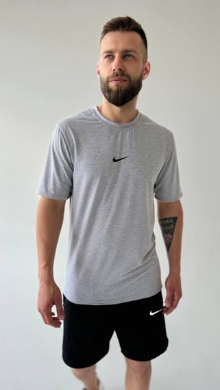 Футболка nike сіра | Зображення 2