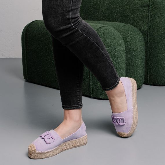 Женские эспадрильи Fashion Favorite 3982 36 размер 23 см Фиолетовый | Зображення 2