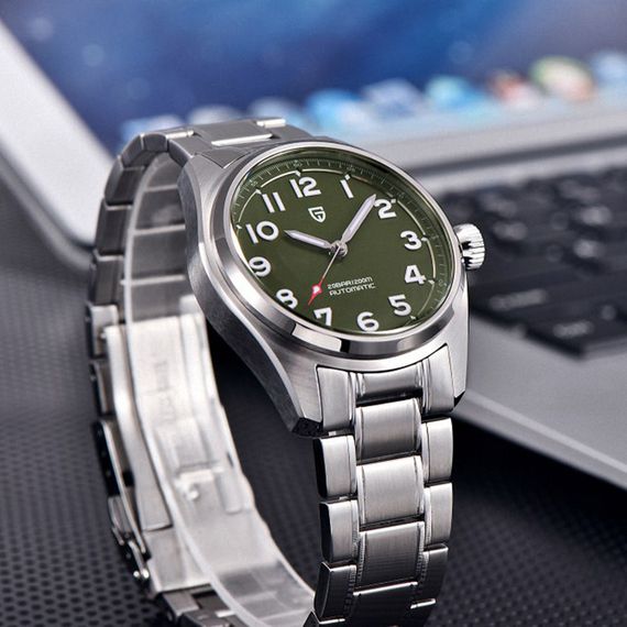 Годинник P2agani Design PD-1717 Silver-Green | Зображення 3