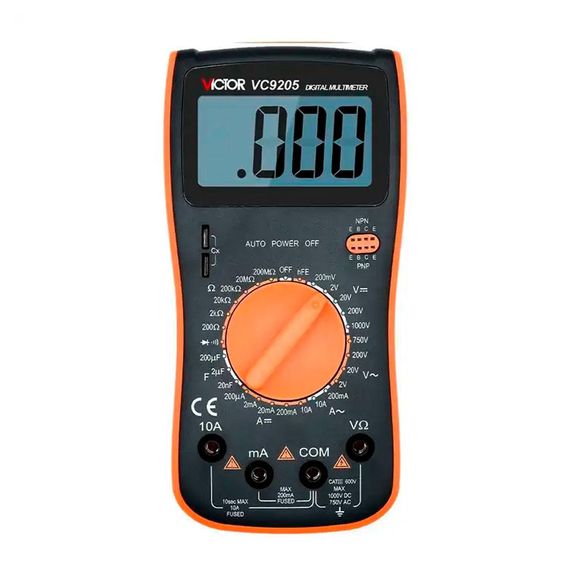 Мультиметр Victor VC9205, вимірювання: V, A, R, С, F | Зображення 1