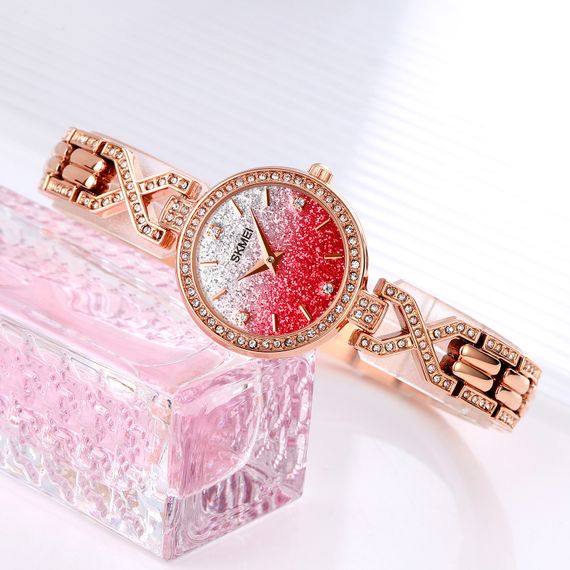 Жіночий годинник Skmei 2001RD Red | Зображення 2