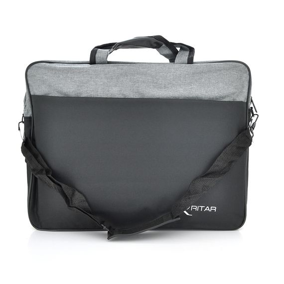 Сумка для ноутбука Ritar 17 "джинсова тканина,Black-gray Q65