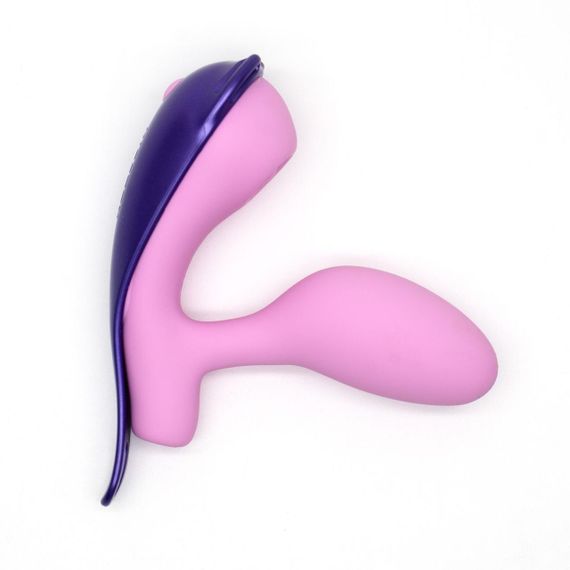 Виброяйцо под одежду KISSTOY Viosecret Pro, с пульсацией для клитора, трусики-стрепы в комплекте Sex Aura | Зображення 2