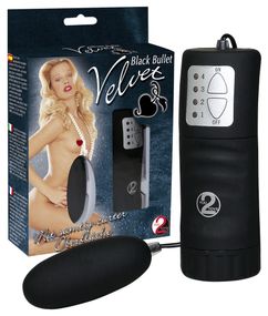 Виброяйцо Velvet Black Bullet sexstyle