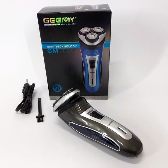 Машинка для стрижки бороди GEEMY GM-7090 | Профессиональная электробритва | Тример ZD-594 для бороды | Зображення 7